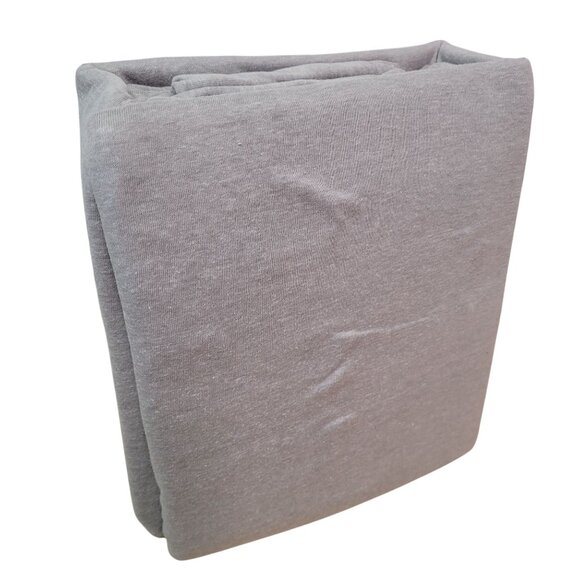 Martha Stewart Collection Soft Gray Jersey Knit 3-Pc. Twin Sheet Set New - Picture 1 of 6